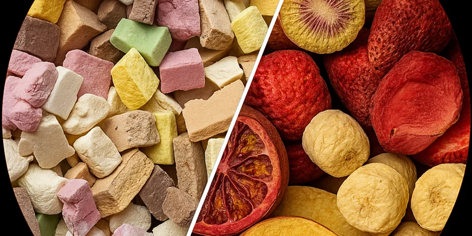 سفارش اینترنتی بستنی خشک و میوه خشک پفکی